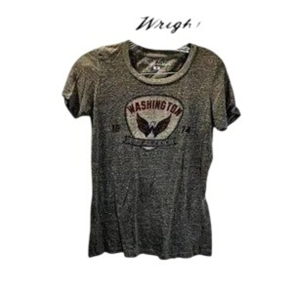 Wright &‎ Ditson Women's Washington Capital Tee Distress Graphic Short Sleeve - Picture 4 of 5